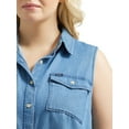 thumbnail image 4 of Lee® Women's Plus All Purpose Sleeveless Shirt, 4 of 5
