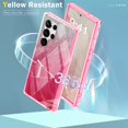 thumbnail image 7 of Dteck Built-in Screen Protector Case for Samsung Galaxy S24 Ultra,Compatible with Mag-Safe Slim TPU+PC Full-Body Stylish Shockproof Protective Cover,Rose, 7 of 7