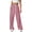 Dusty Pink, variant on TEMOFON Sweatpants for Women Wide Leg Pants Fall Sweatpants with Pockets Elastic Waistband Comfy Pants Women Winter Lounge Pants Light Grey L