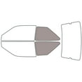 thumbnail image 2 of Rvinyl Window Tint Kit Compatible with Ford Escort 1991-1997 (Coupe) - Back Precut Kit - 50%, 2 of 8