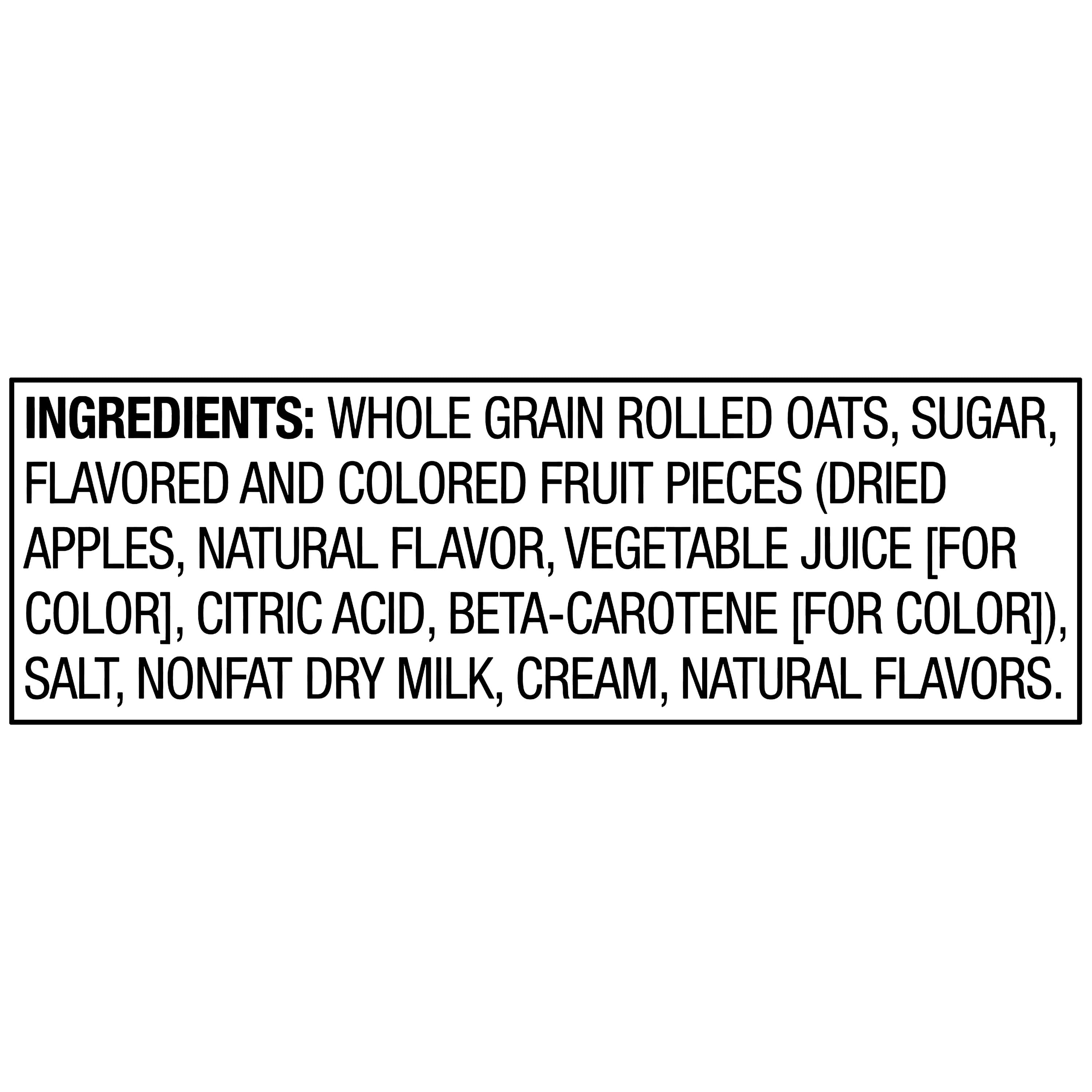 Great Value Strawberries and Cream Instant Oatmeal, 1.05 oz, 8 Count