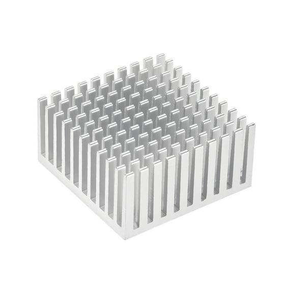 Electronic Radiators Heatsink for MOS GPU IC Chip Silver 40 x 40 x 20 mm