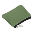 thumbnail image 1 of Uxcell Monedero de 3.54" x 4.72" Bolsa de Cambio, Bolsas Organizadoras Pequeñas con Cremallera de Lona para el Hogar, Verde Oscuro, 1 of 6