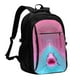 thumbnail image 1 of Balery Pink Shark Pool Fantasy Mochila con carga USB para hombre y mujer - Mochila impermeable y antirrobo para laptop con puerto USB para viajes, trabajo, 1 of 7