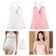 thumbnail image 1 of Ropa interior sólida para mujer y niña, finos, chaleco sin costuras, camisola Rosado Colco Sujetador integrado para mujer Cami, 1 of 8