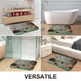 thumbnail image 6 of 1pc Beach Picnic Absorbent Non-Slip Bathroom Thickened Flannel Rug Decor,Soft,Quick Drying,Suitable For Indoor/outdoor Use,Bathrooms,Bedrooms,Kitchens,Terrace,Laundry Rooms,16"x24", 6 of 9