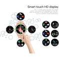 thumbnail image 4 of Reloj Inteligente para Mujer Reloj Inteligente Redondo Impermeable Reloj Inteligente con Seguimiento de Actividad Función de Recordatorio Inteligente para iPhone Android (Correa de Cuero, Rosa) Aliwisdom JM, 4 of 5