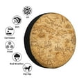 thumbnail image 4 of Sikiie Old Vintage Map Of Sea PVC Leather Spare Tire Wheel Cover Spare Tire Cover, for Car Truck SUV Camper Trailer Universal Fit(14-17in)-15 inch, 4 of 6