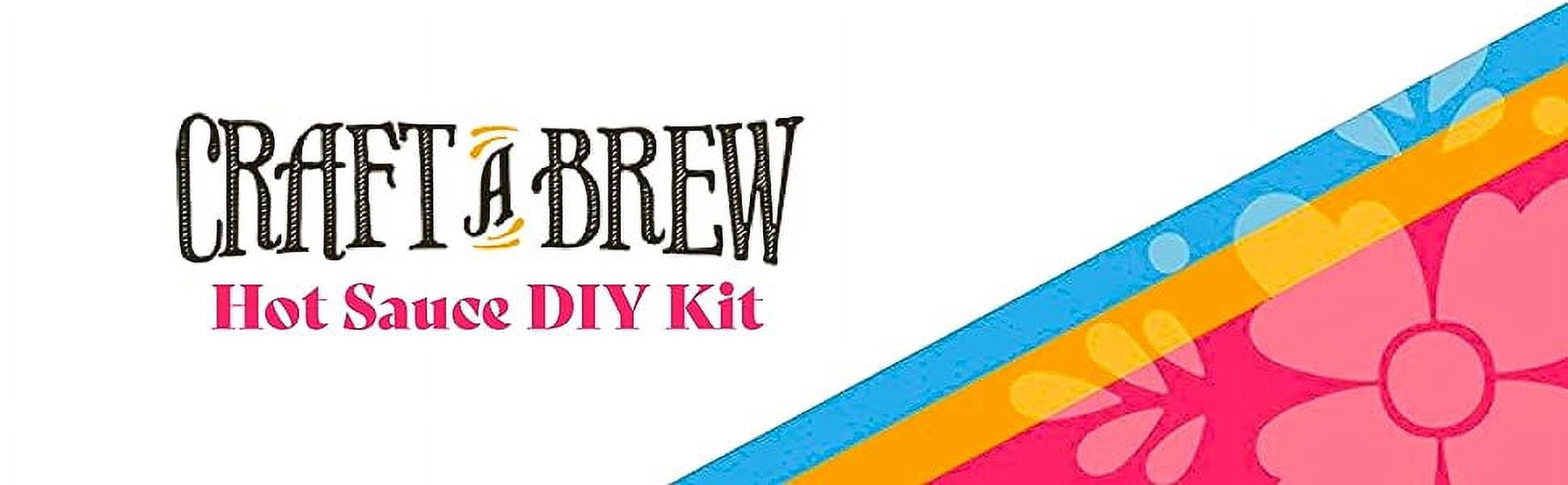 Craft A Brew | Hot Sauce Making Kit | DIY Homebrew Set for Spicy Sauces | Includes Two Unique Blends and Easy-to-Follow Instructions