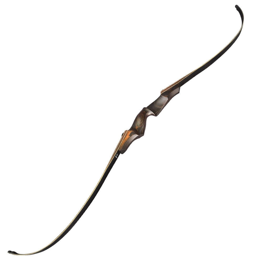 60" Traditional Wooden Recurve Bow 60 lbs – Takedown Design with Solid Riser, Strong Limbs and Excellent Control, Ideal for Target Archery and Outdoor Hunting Use