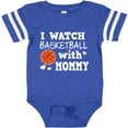 thumbnail image 3 of Inktastic I Watch Basketball with Mommy Boys Baby Bodysuit, 3 of 5