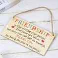 thumbnail image 4 of De Madera De Amistad De Navidad Para Mujer/Niña/Mejores Amigos/Femenina Decoración De Navidad Signo Adorno Artesanal Para Pared De Puerta Yuarrent HA043001-03, 4 of 6