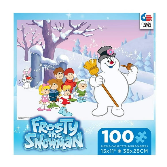 Ceaco Frosty The Snowman 100-Piece Puzzle Fun with Frosty