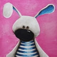 thumbnail image 2 of Stewart, Lucia 12x12 White Modern Wood Framed Museum Art Print Titled - The Blue Bunny, 2 of 4