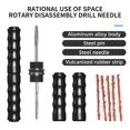 thumbnail image 2 of Kit de taladro de reparación de neumáticos de vacío sin cámara para pinchazos de bicicleta con tira de goma (negro) Sywqhk Alta Calidad, 2 of 8