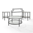 thumbnail image 5 of Crosley Aimee Coffee Table Set-Finish:Oil Rubbed Bronze,Number of Items:4,Product Includes:Console, 5 of 5