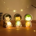 thumbnail image 2 of pequeña luz de noche Lovely Cartoon Night Light Niños Dormitorio Cute Pet Astronaut Nightstand Lamp Andoer pequeña luz de noche, 2 of 7
