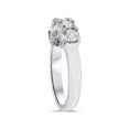 thumbnail image 4 of 1 1/2ct Five Stone Trellis Diamond Wedding Ring 14K White Gold, 4 of 4