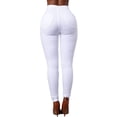 thumbnail image 3 of Bmnmsl New Ladies Women High Wsisted Skinny Jeans Pants Size, 3 of 5
