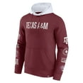 thumbnail image 2 of Men's Fanatics  Maroon/White Texas A&M Aggies Color Block Badge Fleece Pullover Hoodie, 2 of 3