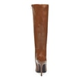 thumbnail image 3 of INC Womens Cognac Brown Cushioned Goring Rajelp Pointed Toe Stiletto Zip-Up Dress Boots 10 M, 3 of 4