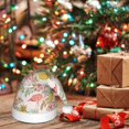 thumbnail image 4 of Cauagu Tropical Flamingo Pineapple Pattern Christmas Hat for Kids,Xmas Holiday Hat Santa Hat for Boys & Girls Festive Headwear Accessories for Christmas/New Year/Holiday, 4 of 6