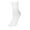 White (Low Cut), variant on Size one size Women's Plus Size Cotton Turn Cuff Sock
