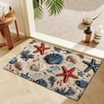 thumbnail image 6 of Tuvgenk Bathroom Rugs Coastal Water Absorbing Bathroom Mats Non-Slip Quick Dry Sea 16 X 24 in, 6 of 6