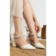 thumbnail image 5 of Miranda- Zapatos de tacón marfil con perlas crema 22 CM, 5 of 9