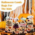 thumbnail image 6 of Halloween Cellophane Treat Bags, 100pcs Halloween Trick or Treat Goody Gags with 100pcs Twists for Snacks Cookies Packing, Goodie Bags Party Supplies, 6 of 6