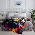 thumbnail image 4 of Couverture, Tigre Violent Angry, Couverture Douce, pour Lit Canapé Chaise Sofa, 4 of 8
