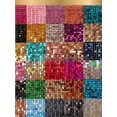thumbnail image 5 of Placa que mueve el viento Placa de refuerzo que mueve el viento Placa de refuerzo decorativa Hebilla que mueve el viento Zócalo transparente Fondo de pared con lentejuelas para fiestas, 5 of 5