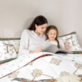 thumbnail image 4 of Erosebridal Vintage Cow Skull Full Size Comforter Sets, Farmhouse Aztec Bedding Sets, Reversible 3-Piece, 1 Comforter and 2 Pillowcases, 4 of 6