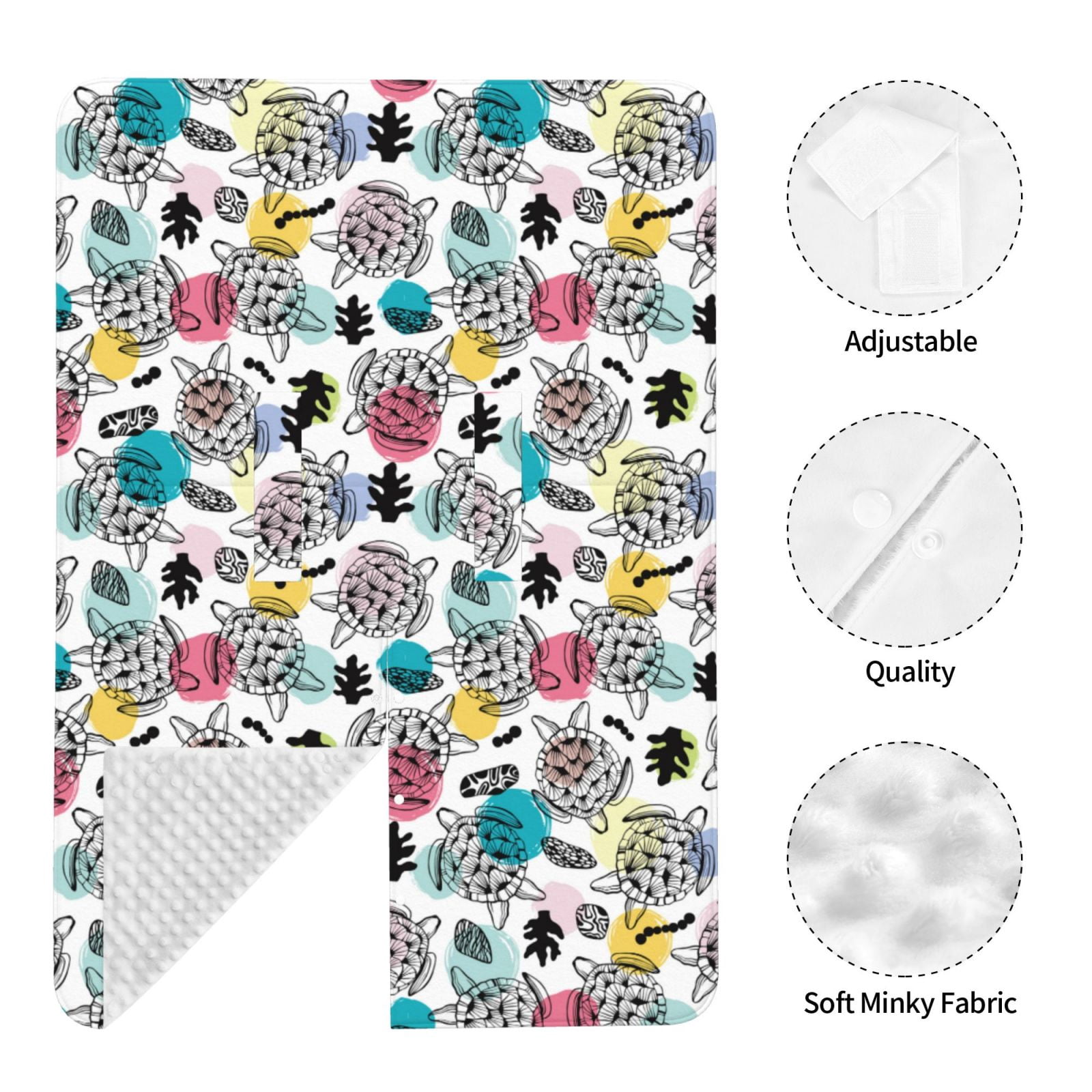 Naloa Turtle Baby Car Seat Cover, Breathable Baby Carrier Cover, Multiuse Baby Carrier Cover & Nursing Breastfeeding Cover