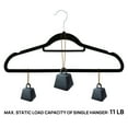thumbnail image 6 of Ollieroo Premium Velvet Hangers,50 Pack Black Clothing Hangers,Non-Slip and Durable Coat Hangers,Heavy Duty Hangers with 360 Degree Rotatable Hook, 6 of 8