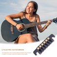 thumbnail image 1 of Juego de puente y cordal con tachuelas e inserciones para guitarra eléctrica LP SG ES EPI, 1 of 8