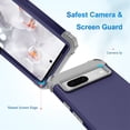 thumbnail image 7 of JTCASES for Google Pixel 7A Case, Drop Resistant Corners, Wireless Charging, Heavy Duty Shockproof Hybrid Hard PC Bumper, Camera Protection, Skin-feel Anti-scratch Tough Cover, Darkblue, 7 of 7