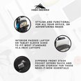 thumbnail image 3 of High Sierra Outburst 2.0 Backpack w/Padded Laptop/Tablet Sleeve, Black, 3 of 12