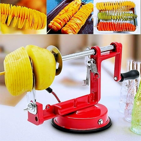 

UMMH Potato Slicer Stainless Steel Manual Potato Carrot Slicer Potato Spiral Cutter Alat Pemotong Kentang