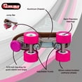 thumbnail image 3 of CHICAGO Skates Patines de cuatro ruedas blancos premium para mujeres principiantes Diseño clásico ajustable de caña alta para patines de interior o exterior y Roller Derby, 3 of 5