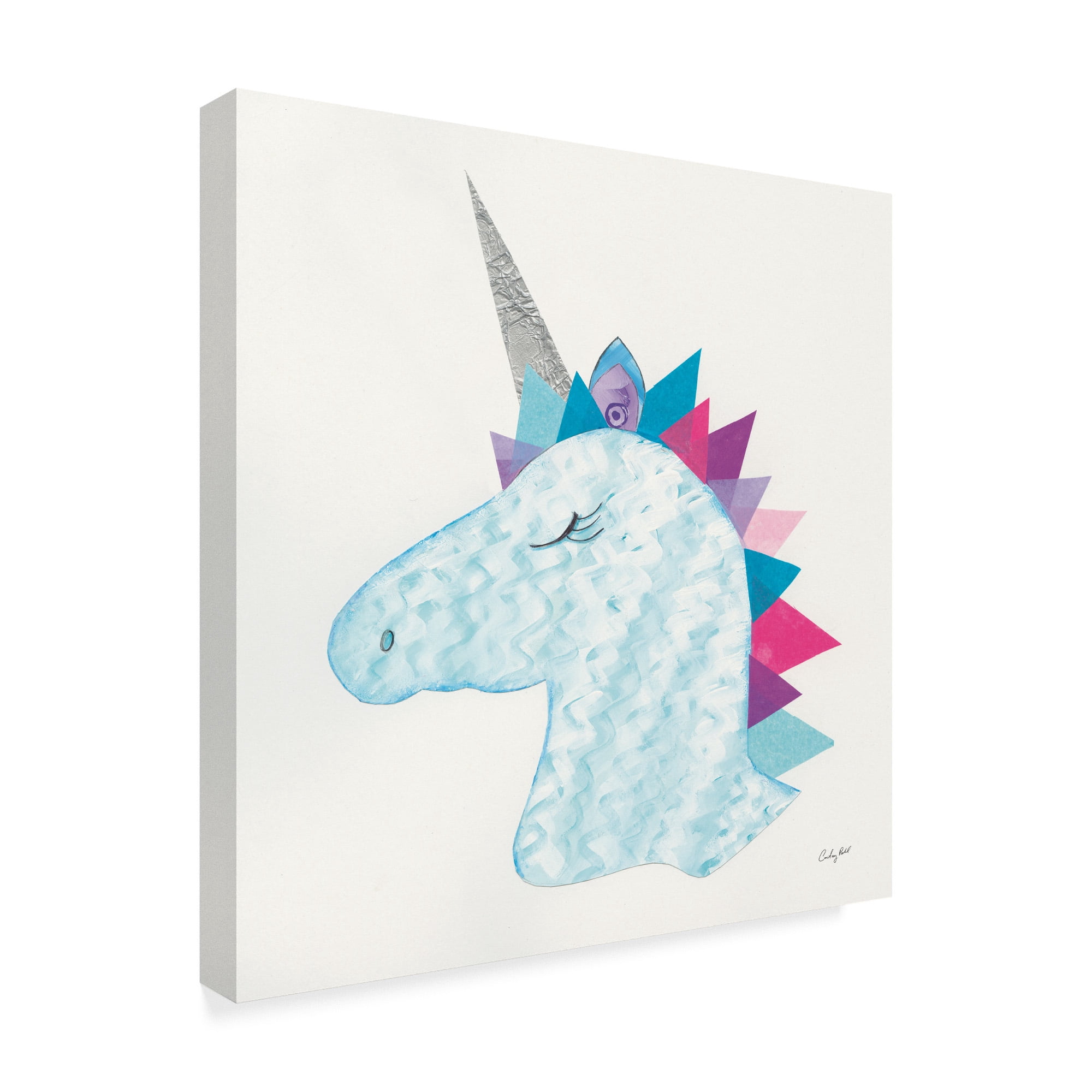 Trademark Fine Art 'Unicorn Power II' Canvas Art by Courtney Prahl
