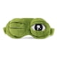 thumbnail image 2 of Cute Green Frog Funny Eye Masks para adultos Niños Funny Blindfold con ojos Open Sleep Mask Rana con los ojos vendados Adepaton 220946, 2 of 9