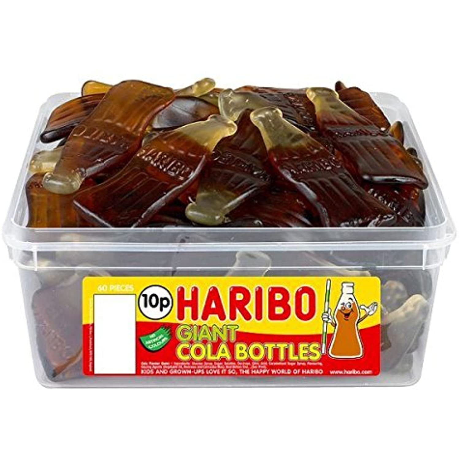 Haribo Giant Cola Bottles (Tub Of 60)