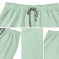 thumbnail image 5 of Sets for Women Fall Outfits Women's Summer V-Neck Color Blocked Pocket Top Drawstring Pants Protective Suit Set Mint Green Xl, 5 of 6