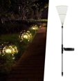 thumbnail image 2 of Lámpara de fuegos artificiales de cadena de arte de luces de jardín solar para decoración de luz de vacaciones de fiesta Luz blanca cálida 90 jinwen Lámpara de fuegos artificiales, 2 of 8