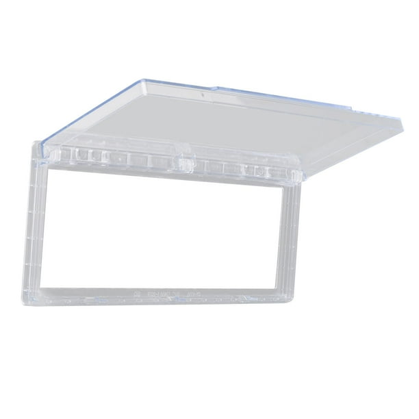 Cubierta de tomacorriente impermeable de 3 bandas, cubierta de panel de tomacorriente, cubierta de interruptor impermeable, para Transparente