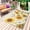 Beige Yellow, variant on Farmhouse Sunflowers Outdoor Rug 3x5 Ft - Reversible Patio Rug Outdoor Camping Rugs, Rustic Barn Doors Flowers Butterfly Wooden Indoor Outdoor Area Rugs, Non-Slip Outdoor Carpet Runner for Deck/Porch