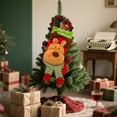 thumbnail image 1 of Décorations de Bas de Noël, Sacs Cadeaux Festifs Père Noël en Polyester, Porte-Bonbons Colorés Rouges et Verts pour Cadeaux et Célébrations de Noël pour Enfants, 1 of 6