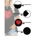 thumbnail image 3 of XCHQRTI Womens Love Heart T-Shirts Valentine's Day Graphic Tees Short Sleeve Plus Size Tops, 3 of 9