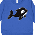 thumbnail image 3 of Inktastic Cute Baby Orca Toddler Sweatshirt, 3 of 4